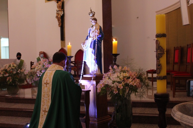 9º dia da novena em Honra a Nossa Senhora do Rosário - 2021