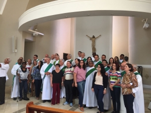 Diáconos da Diocese se reúnem durante formação em Guaçuí