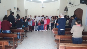 Encontro de catequizandos, catequistas e familiares - Santa Maria e Cambraia