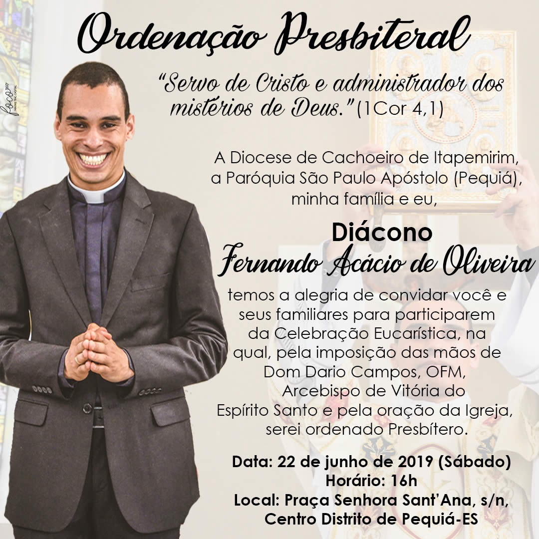 Diác. Fernando Acácio de Oliveira