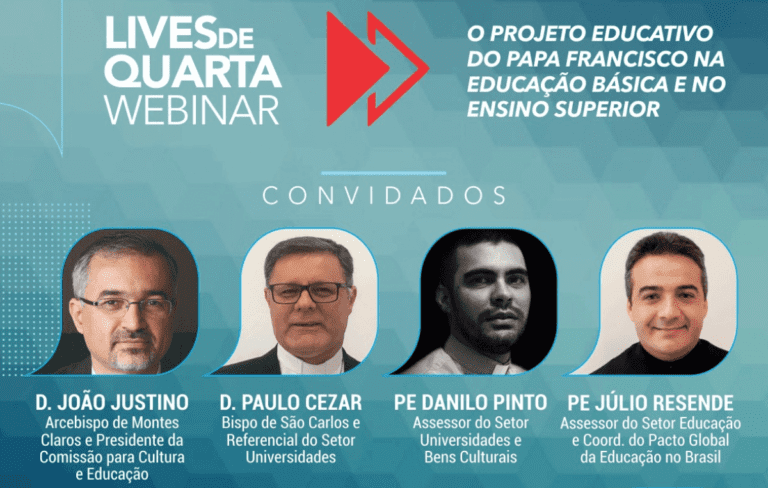 Projeto Educativo do Papa é tema do Ciclo de Webinars da Comissão para Cultura e Educação