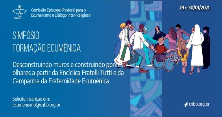 Estão abertas as inscrições para o Simpósio Ecumênico 2021, que acontece dias 29 e 30 de janeiro