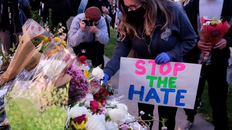 Manifestação nos Estados Unidos contra o racismo