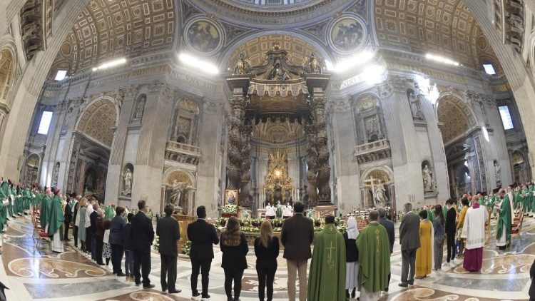 A missa de abertura do Papa para o início do caminho sinodal