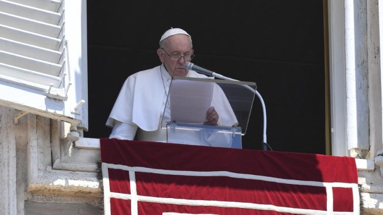 Um momento do Angelus de 12 de junho de 2022 (Vatican Media)