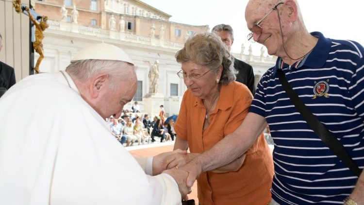 O Papa Francisco durante a Audiência Geral