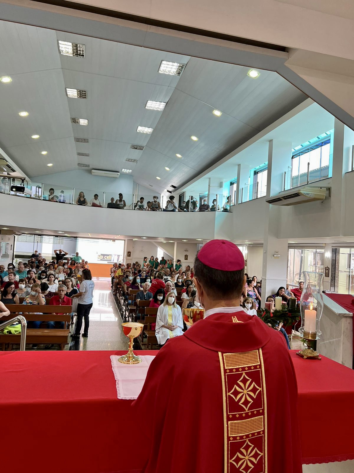 Dom Luiz celebra padroeira dos olhos em Cachoeiro de Itapemirim