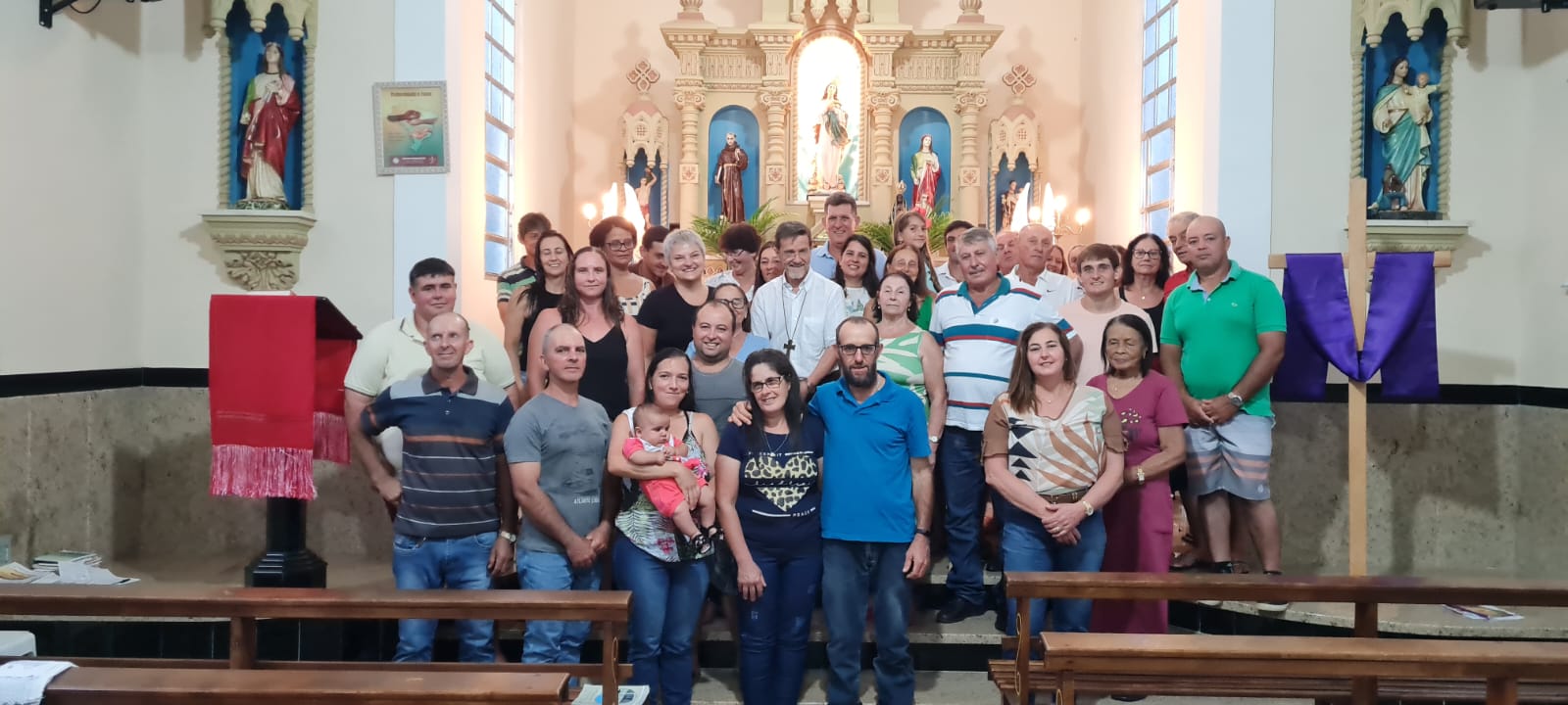 Visita Pastoral: No terceiro dia, Dom Luiz visita serras de Castelo