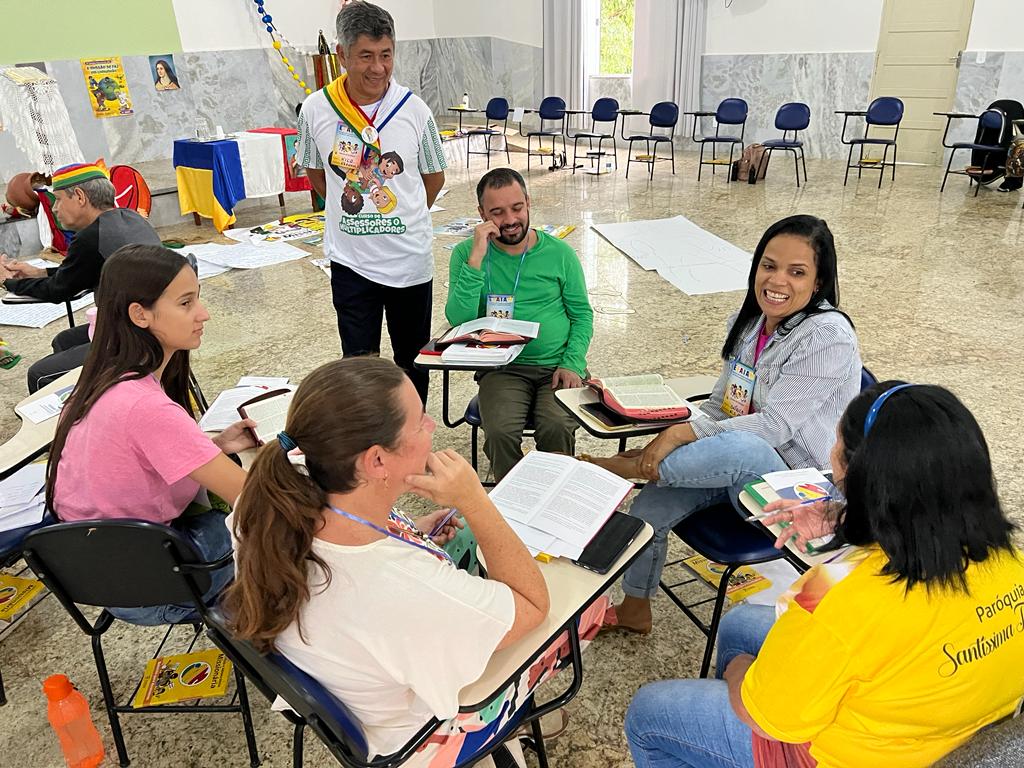 Infância e Adolescência Missionária realiza formação para assessores na Diocese de Cachoeiro