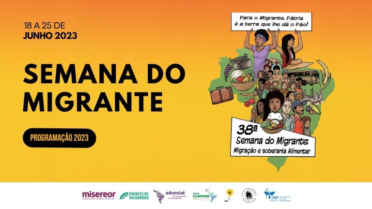 A 38ª Semana do Migrante vai ter início no dia 18 de junho de 2023 no Santuário Nacional de Aparecida