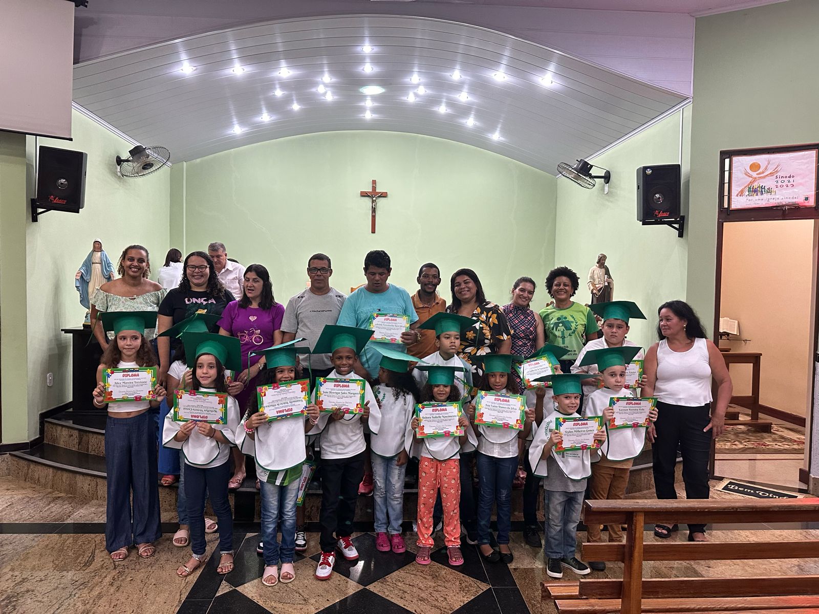 Pastoral da Criança realiza formatura na Paróquia Nossa Senhora das Graças