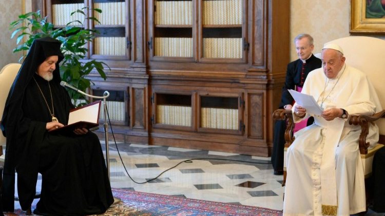 O Papa: desejo ir a Nicéia em 2025 com Bartolomeu para o aniversário de 1700 anos do Concílio