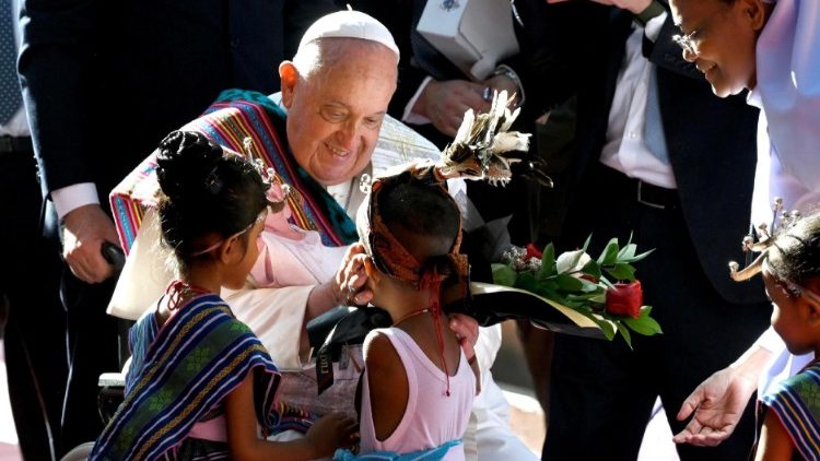 Papa Francisco durante Viagem Apostolica