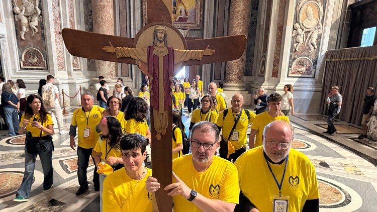 Peregrinos no Vaticano
