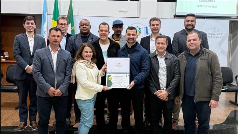 Paróquia São Pedro Apóstolo recebe Moção de Aplausos da Câmara Municipal de Venda Nova do Imigrante