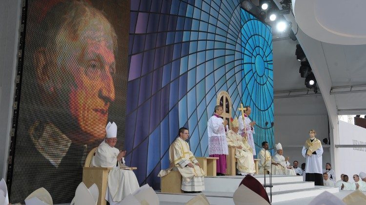 A beatificação do cardeal Newman, celebrada pelo Papa Bento XVI em 2010, em Birmingham